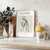 Bohemian-style portrait of a woman with floral elements and warm earth tones - styled on a counter with eucalyptus and a bowl of lemons