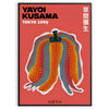 Motivi astratti a pois in blu e verde di Yayoi Kusama - in una cornice nera