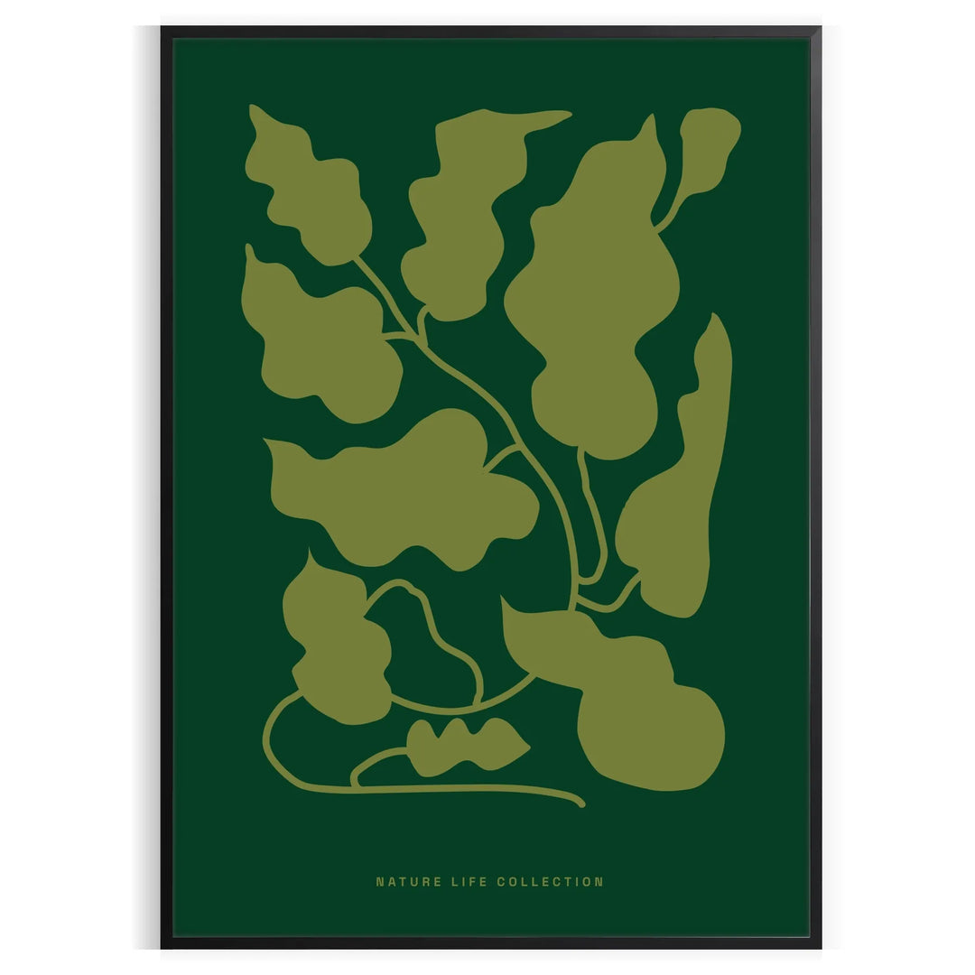A serene yoga figure in a meditative pose surrounded by green hues