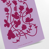 A serene yoga figure in a meditative pose against a gradient of blue and purple hues