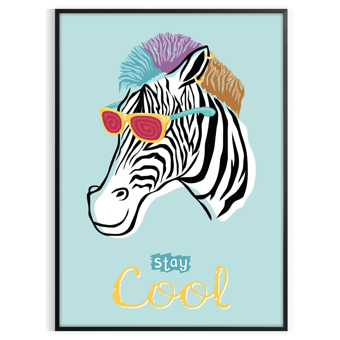Black and white zebra stripes on a textured background