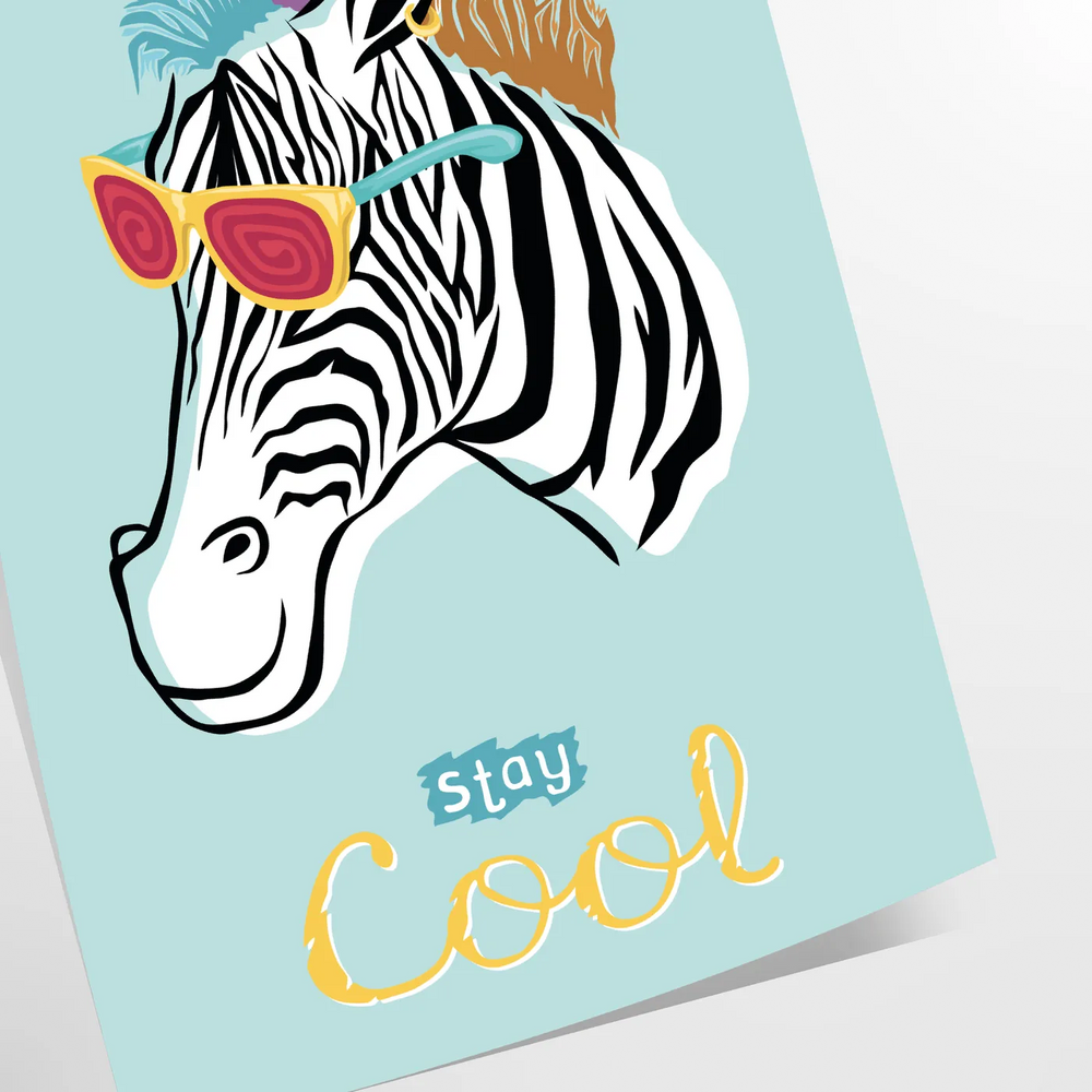 Black and white zebra stripes on a textured background