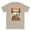 T-shirt featuring a graphic of the Rome Marathon 3 logo