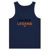 Tank top featuring a graphic of a tennis player in Paris