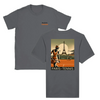T-shirt featuring a graphic of tennis players in Paris