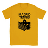 T-shirt featuring a graphic of a tennis player in action