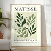 Matisse Papiers Découpés cut-paper composition in white and gray poster