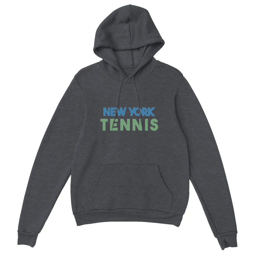 Hoodie featuring a printed logo of New York Tennis