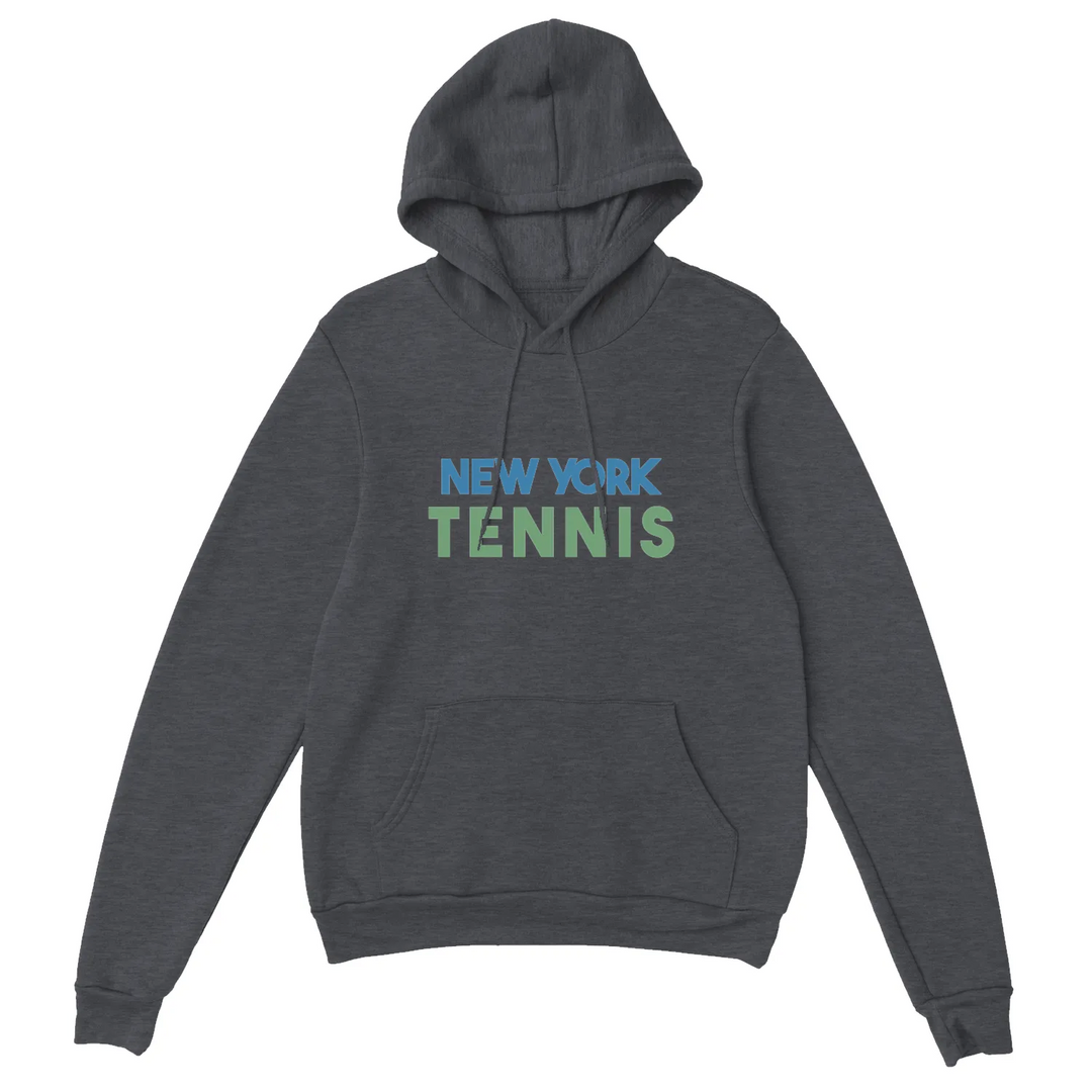 Hoodie featuring a printed logo of New York Tennis