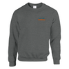 Printed sweater featuring an embroidered New York baseball logo on the chest