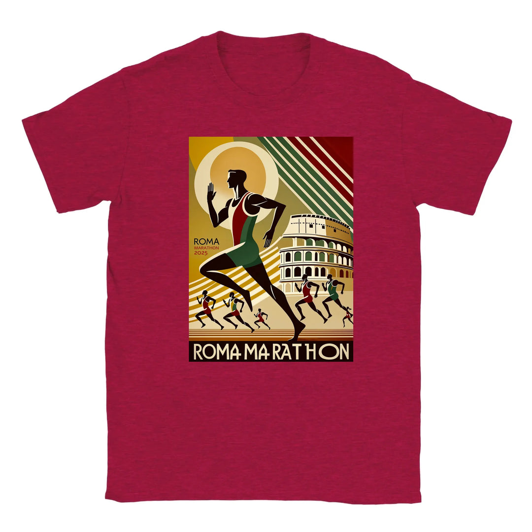 T-shirt avec un graphique du logo du Marathon de Rome 5