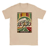 T-shirt featuring a graphic design inspired by the Rome Marathon