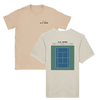 T-shirt featuring a graphic of a tennis player serving at the US Open