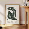 Abstract figure in blue and white, inspired by Matisse's Blue Nude II