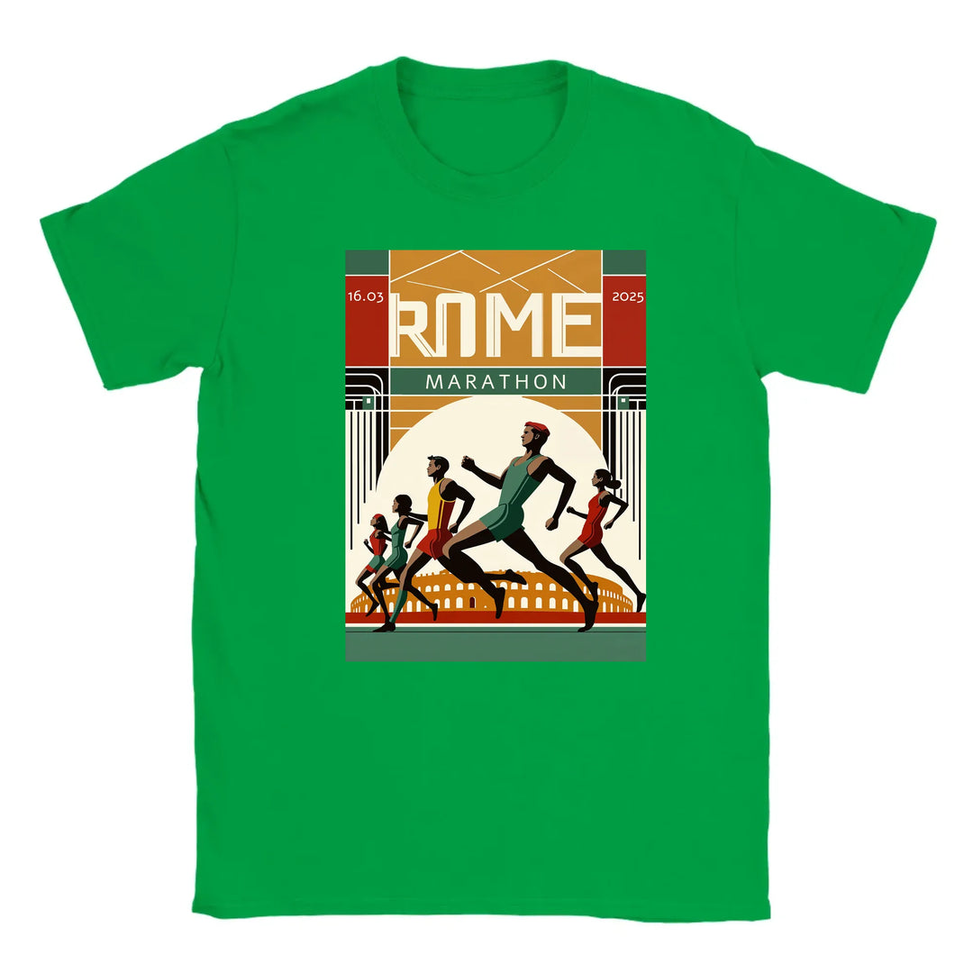 T-shirt con il logo e il design grafico del Rome Marathon 3