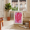 Abstract cutout artwork by Matisse featuring orange and gray shapes