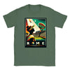 T-shirt featuring a graphic of a tennis player in action
