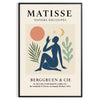Forme astratte in carta ritagliata di Matisse in arancione e grigio