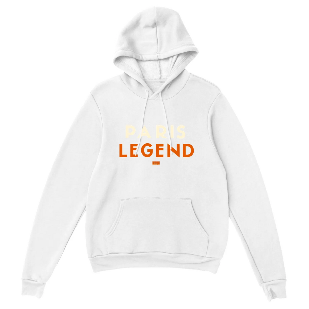 Hoodie with a graphic print of Tennis Paris Legend