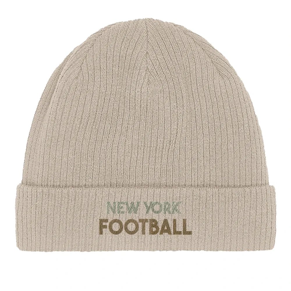 Beanie featuring an embroidered New York Football graphic
