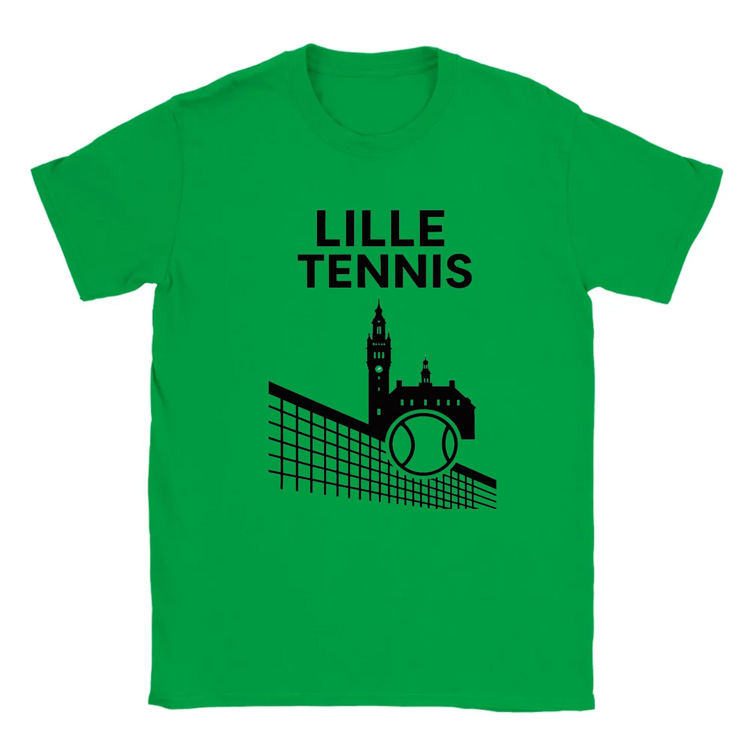 T-shirt featuring a graphic design inspired by Lille Tennis