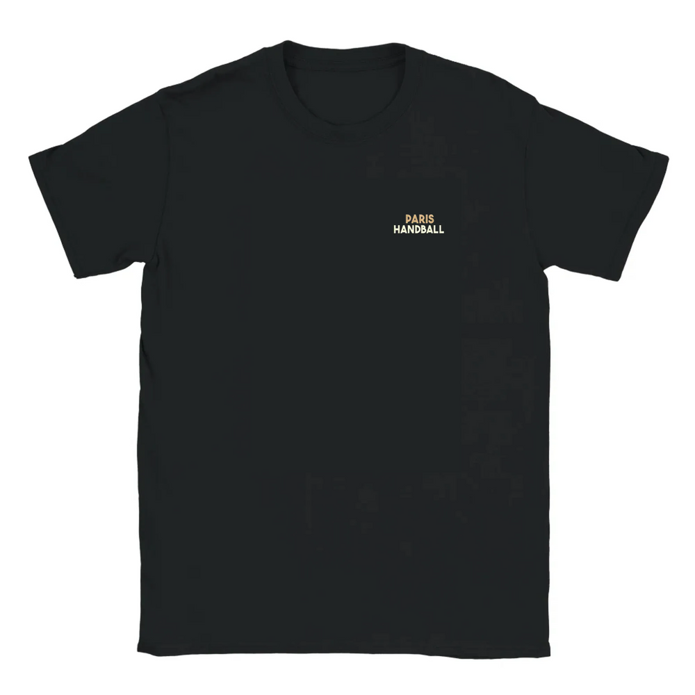 T-shirt featuring an embroidered design of Paris Handball 1 logo