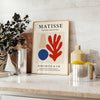 Poster Matisse Papiers Découpés abstrakte Formen grau und orange