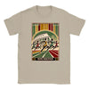 T-shirt featuring a graphic design inspired by the Rome Marathon