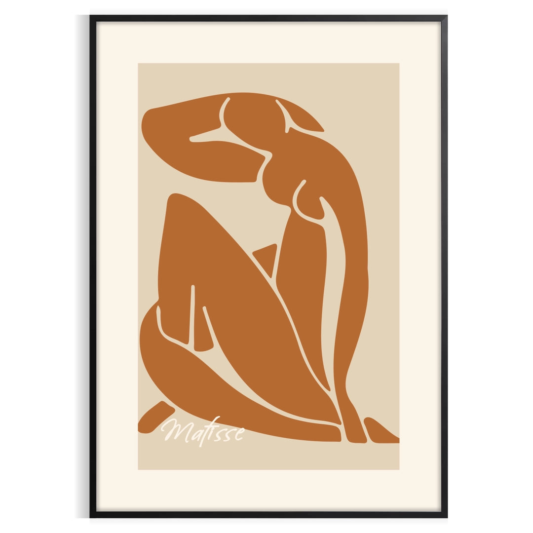 Matisse's Blue Nude II, a modernist depiction of a reclining figure in blue tones