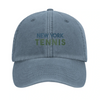Embroidered cap featuring a vintage New York Tennis 2 logo