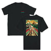 T-shirt featuring a graphic design inspired by the Milano Sanremo cycling race