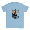 T-shirt featuring a graphic of a tennis player in Paris