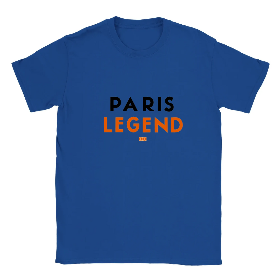 T-shirt featuring a tennis graphic inspired by Paris