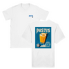 T-shirt med en grafik av en Pastis-cocktail och texten Marseille