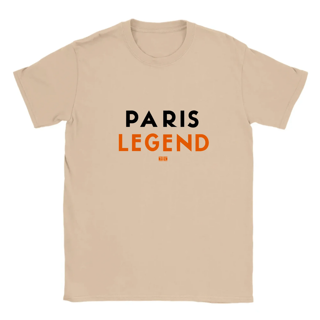 T-shirt featuring a tennis graphic inspired by Paris