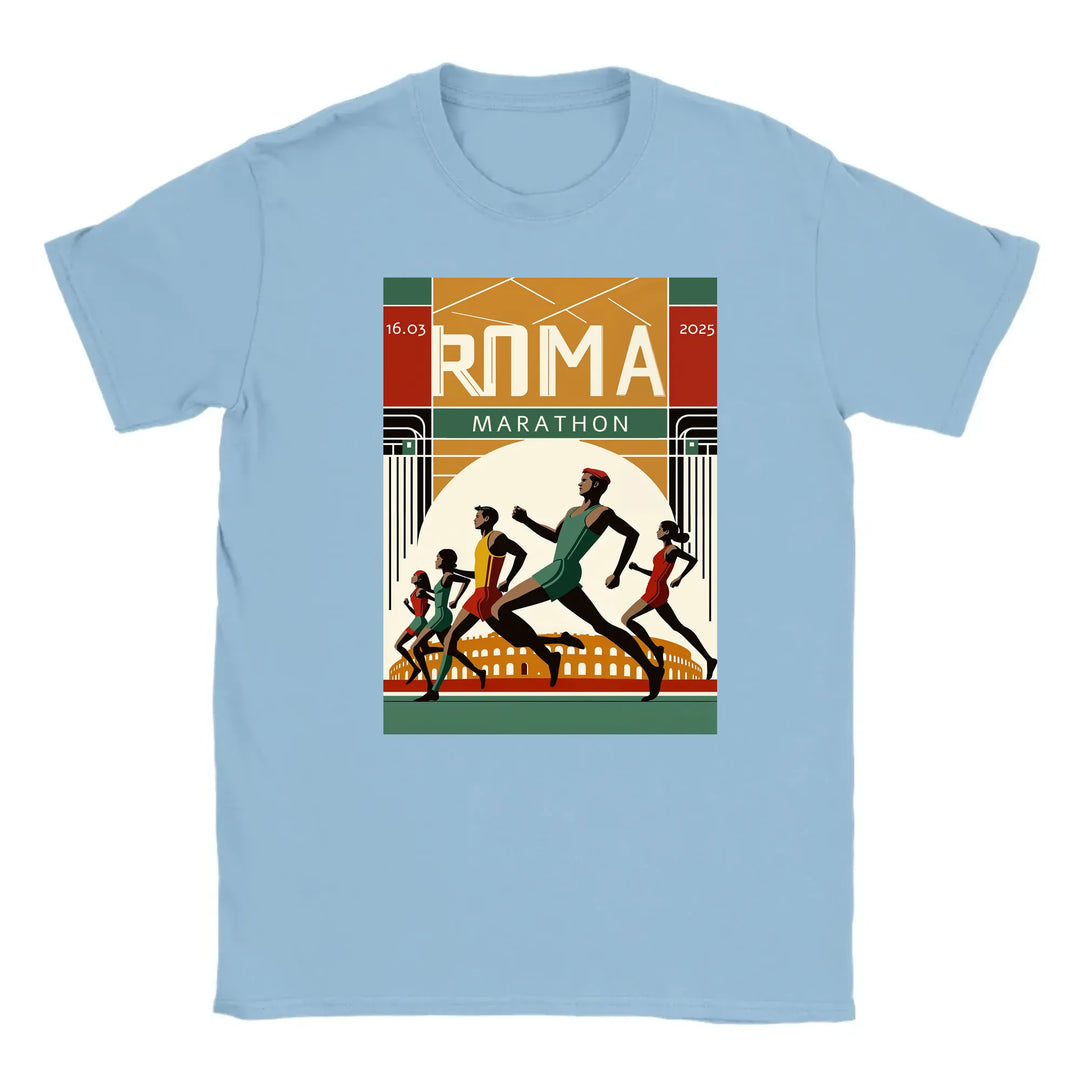 T-Shirt mit einem Grafikdesign des Logos des Rom-Marathons 6