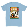 T-Shirt mit einem Grafikdesign des Logos des Rom-Marathons 6