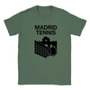 T-shirt featuring a graphic of a tennis player in action