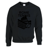 Sweater featuring a graphic of tennis players in Rome