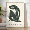Abstract figure in blue and white, inspired by Matisse's Blue Nude II