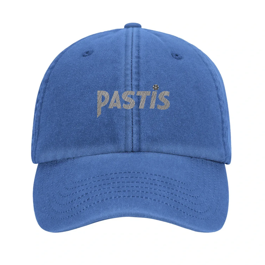Gorra bordada con el logo de Pastis Marseille en un estilo vintage