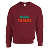Unisex sweater featuring a minimalist Roma Tennis logo design