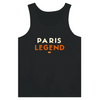 Tank top featuring a graphic of a tennis player in Paris