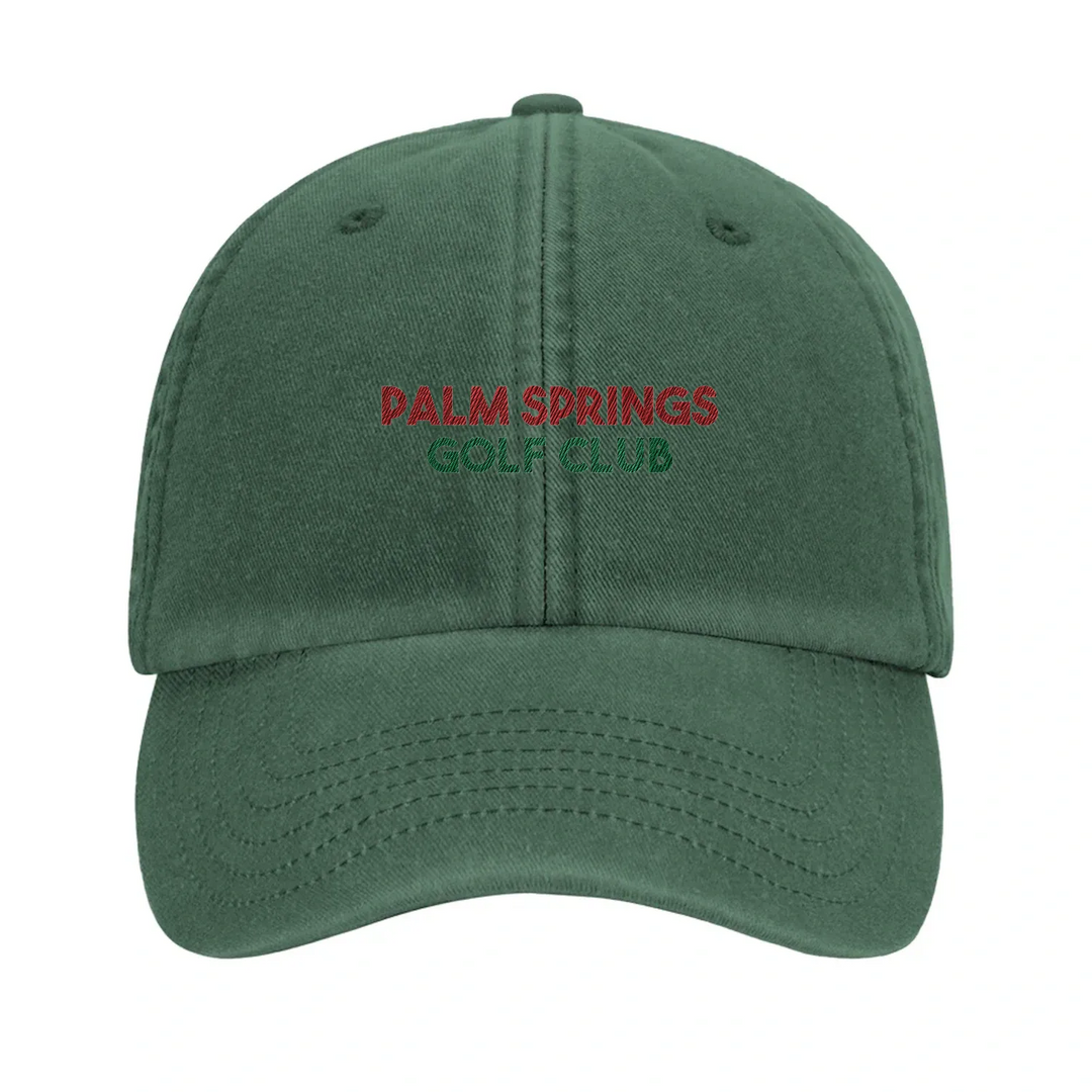 Embroidered cap featuring the Vintage Palm Spring Golf Club logo