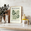 Abstract paper cut-out shapes in white and gray by Matisse