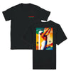 T-shirt featuring a graphic of a golf scene in Palm Springs