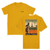 T-shirt featuring a graphic of tennis players in Paris