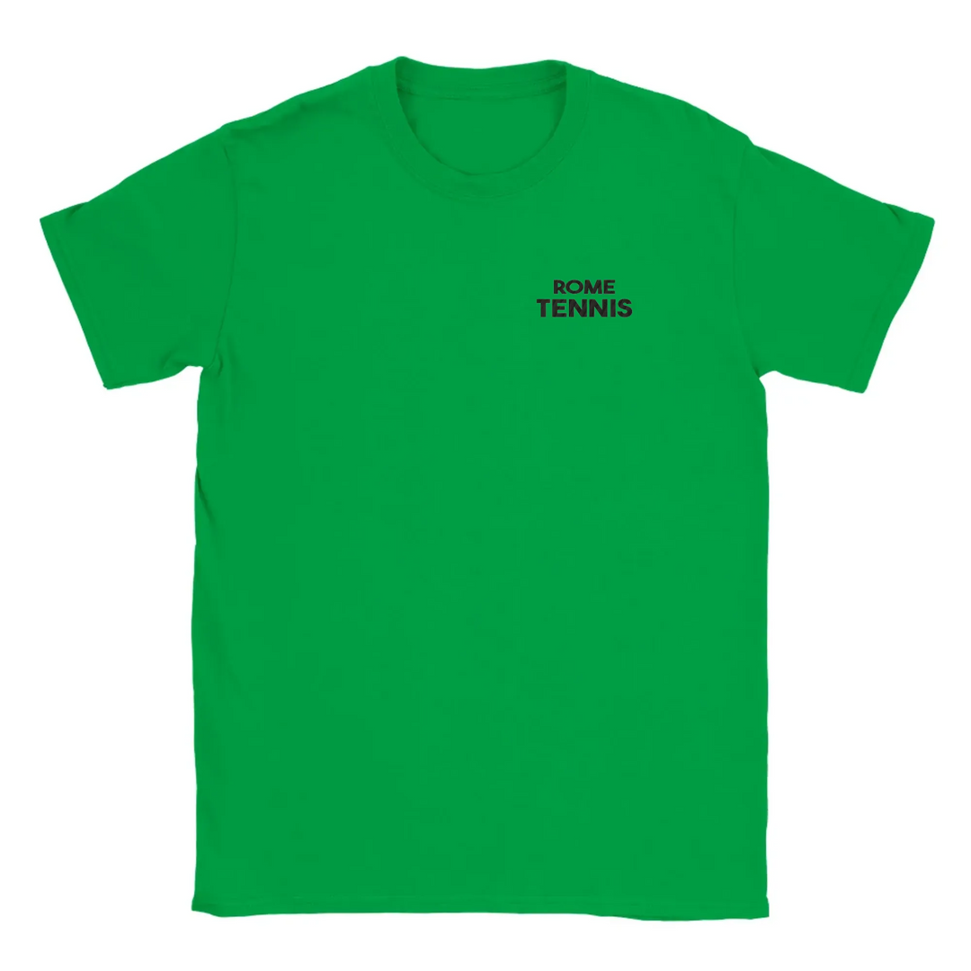 T-shirt featuring an embroidered Rome Tennis logo on the chest