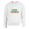 Unisex sweater featuring a minimalist Roma Tennis logo design