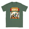 T-Shirt mit einem Grafikdesign des Logos des Rom-Marathons 6